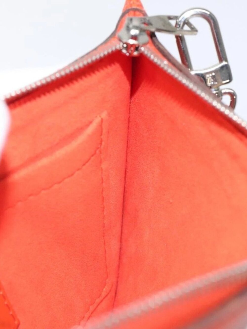 LOUIS VUITTON Epi Neverfull PM Pouch Orange LV Auth BA1936 - Picture 10 of 16